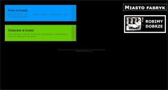 Desktop Screenshot of miastofabryk.pl