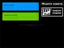 Tablet Screenshot of miastofabryk.pl